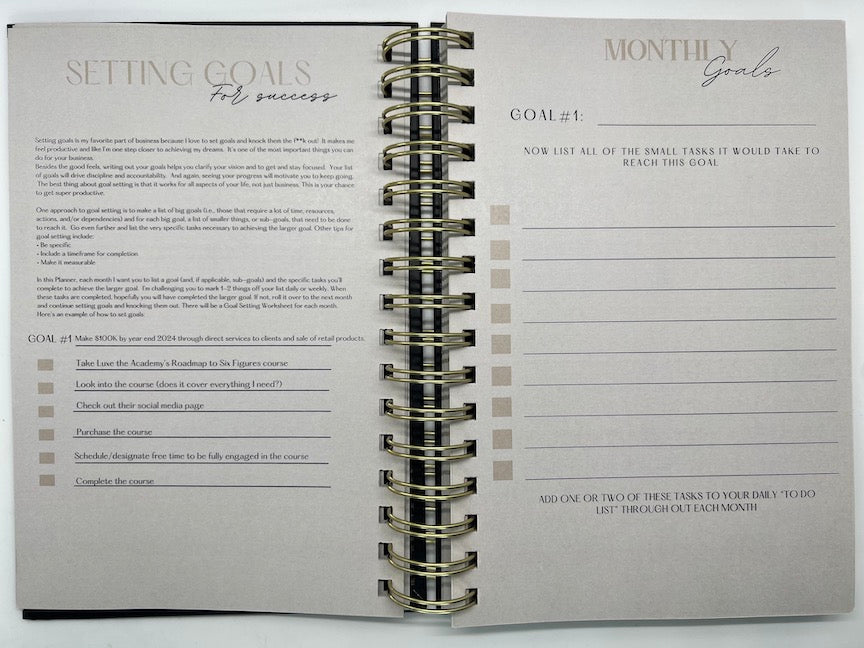 Roadmap To 6 Figures Planner