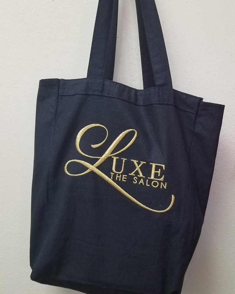 Luxe's Embroidered Tote Bags – Luxe The Salon Suites